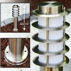 hofstein Borne d'éclairage Tunes Acier inoxydable, 1 lumière