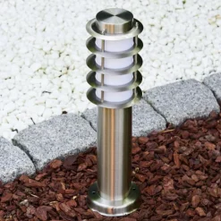 hofstein Borne d'éclairage Tunes Acier inoxydable, 1 lumière