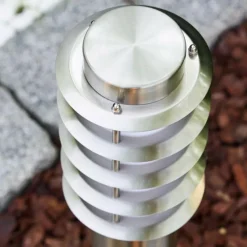 hofstein Borne d'éclairage Tunes Acier inoxydable, 1 lumière