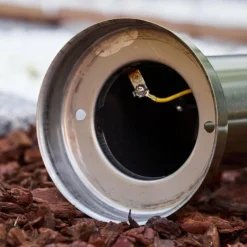 hofstein Borne d'éclairage Tunes Acier inoxydable, 1 lumière