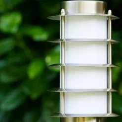 hofstein Borne d'éclairage Tunes Acier inoxydable, 1 lumière