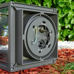 Lampes Vintages & Rétros-hofstein Borne d'éclairage Wuorp Anthracite, 1 lumière