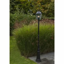 Luminaires Lutec Borne d'extérieur Lutec London LED Noir, 3 lumières