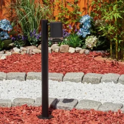 hofstein Borne lumineuse Amyton Noir, 1 lumière