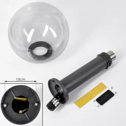 hofstein Borne lumineuse Bostarenga Anthracite, 1 lumière