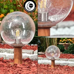 hofstein Borne lumineuse Bubodefo Brun, Couleur bois, 1 lumière