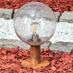 hofstein Borne lumineuse Bubodefo Brun, Couleur bois, 1 lumière