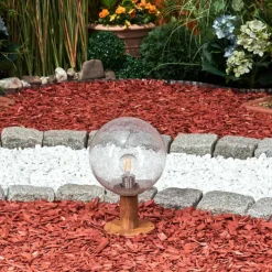 hofstein Borne lumineuse Bubodefo Brun, Couleur bois, 1 lumière