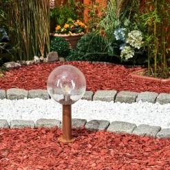 hofstein Borne lumineuse Bubodefo Brun, Couleur bois, 1 lumière