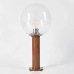 hofstein Borne lumineuse Bubodefo Brun, Couleur bois, 1 lumière