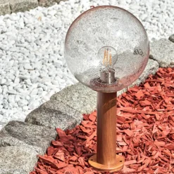 hofstein Borne lumineuse Bubodefo Brun, Couleur bois, 1 lumière