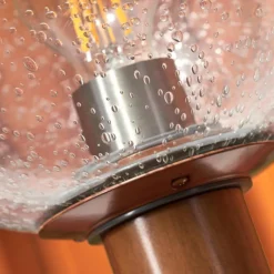 hofstein Borne lumineuse Bubodefo Brun, Couleur bois, 1 lumière