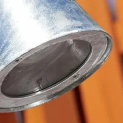 hofstein Borne lumineuse Cook Acier inoxydable, Zingué, 1 lumière