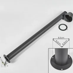 hofstein Borne lumineuse Cook Noir, 1 lumière