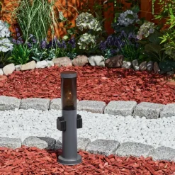 hofstein Borne lumineuse Gaborone Anthracite, 1 lumière