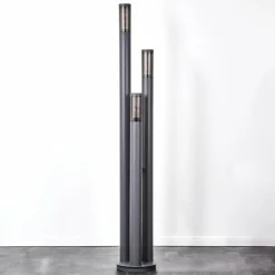 hofstein Borne lumineuse Gaborone Anthracite, 3 lumières