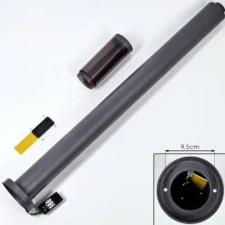 hofstein Borne lumineuse Gaborone Anthracite, 1 lumière