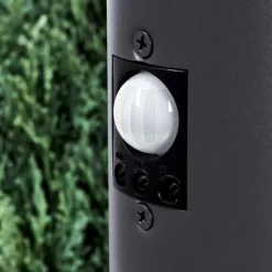 hofstein Borne lumineuse Gaborone Anthracite, 1 lumière, Détecteur de mouvement