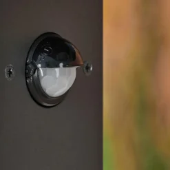 hofstein Borne lumineuse Kingstown Anthracite, 1 lumière, Détecteur de mouvement