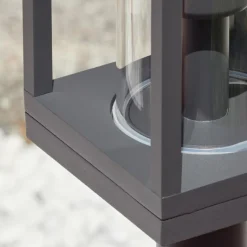 hofstein Borne lumineuse Oiba Anthracite, 1 lumière