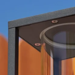 hofstein Borne lumineuse Oiba Anthracite, 1 lumière