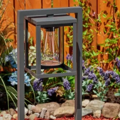 hofstein Borne lumineuse Parkkola Anthracite, 1 lumière