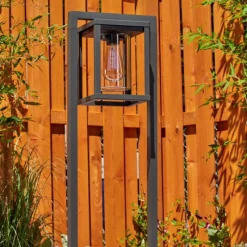 hofstein Borne lumineuse Parkkola Anthracite, 1 lumière