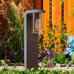 hofstein Borne lumineuse Radnor Anthracite, 1 lumière