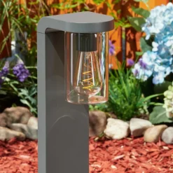 hofstein Borne lumineuse Radnor Anthracite, 1 lumière