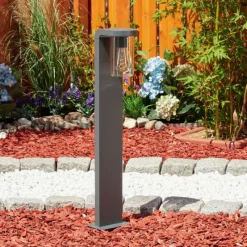 hofstein Borne lumineuse Radnor Anthracite, 1 lumière