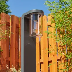 hofstein Borne lumineuse Radnor Anthracite, 1 lumière