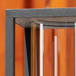 hofstein Borne lumineuse Radnor Anthracite, 1 lumière