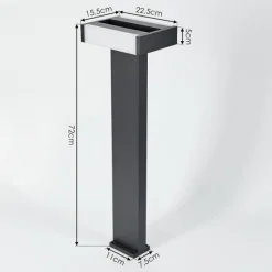 hofstein Borne lumineuse Ramalheira LED Anthracite, 1 lumière