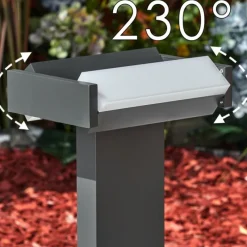 hofstein Borne lumineuse Ramalheira LED Anthracite, 1 lumière