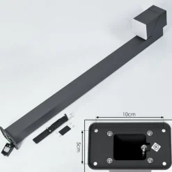 hofstein Borne lumineuse Toogong LED Anthracite, 1 lumière