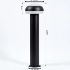 hofstein Borne lumineuse Vinara LED Noir, 1 lumière