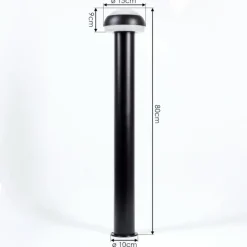 hofstein Borne lumineuse Vinara LED Noir, 1 lumière