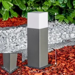 hofstein Borne lumineuse Algier LED Anthracite, 1 lumière