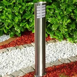 hofstein Borne lumineuse Alslev Acier inoxydable, 1 lumière