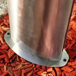 hofstein Borne lumineuse Alslev Acier inoxydable, 1 lumière