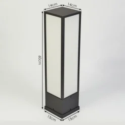 hofstein Borne lumineuse Apidou LED Anthracite, 1 lumière