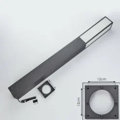 hofstein Borne lumineuse Apidou LED Anthracite, 1 lumière