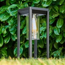 hofstein Borne lumineuse Baoshan Noir, 1 lumière