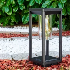 hofstein Borne lumineuse Baoshan Noir, 1 lumière