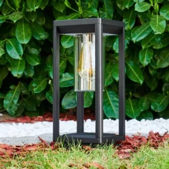 hofstein Borne lumineuse Baoshan Noir, 1 lumière