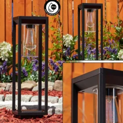 hofstein Borne lumineuse Baoshan Noir, 1 lumière