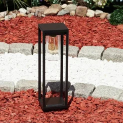 hofstein Borne lumineuse Baoshan Noir, 1 lumière