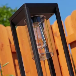 hofstein Borne lumineuse Baoshan Noir, 1 lumière