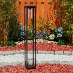 hofstein Borne lumineuse Baoshan Noir, 1 lumière