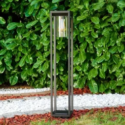 hofstein Borne lumineuse Baoshan Noir, 1 lumière